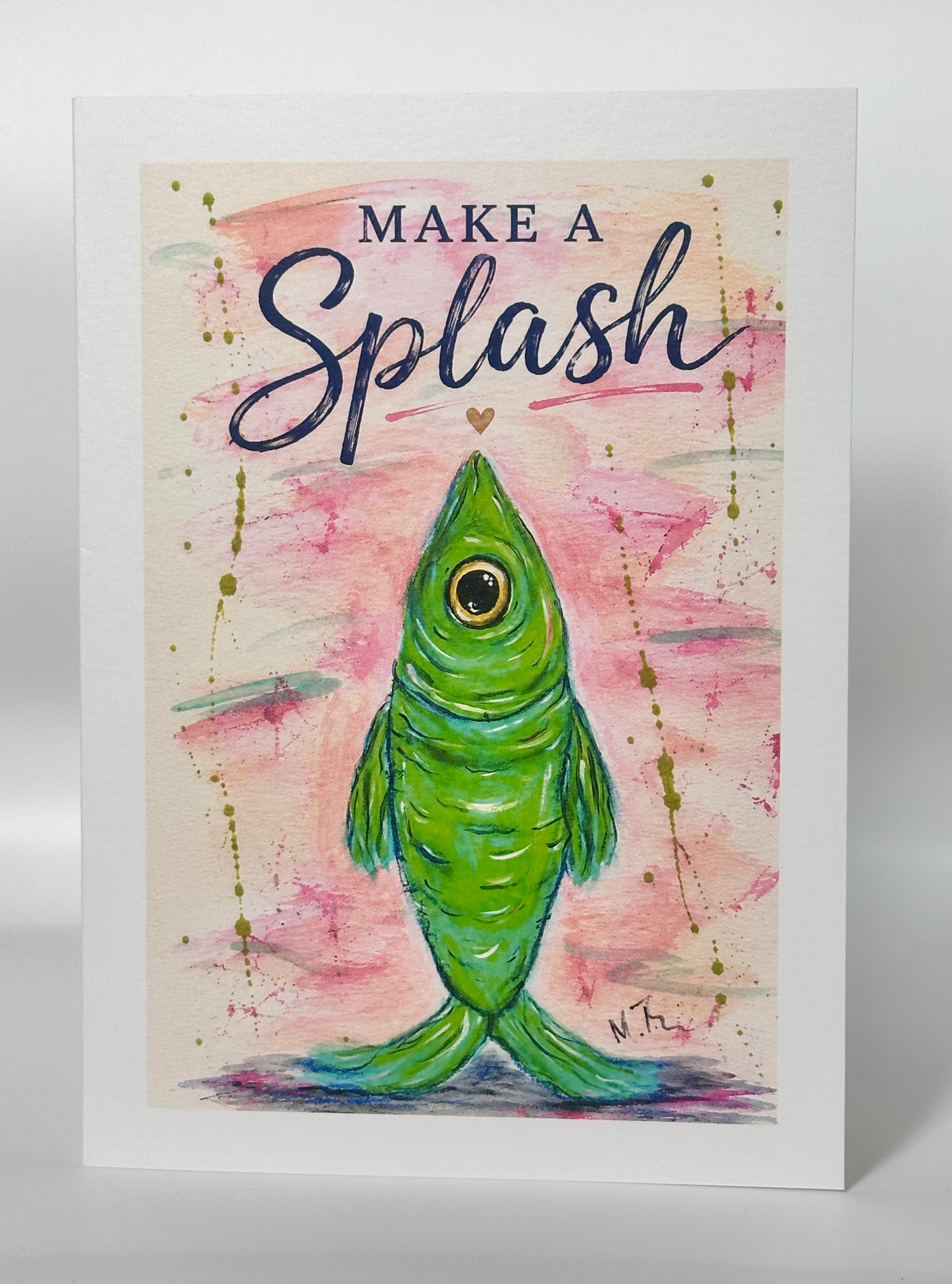 Make A Splash - Note Card