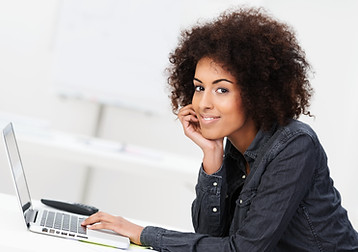 Woman with Laptop