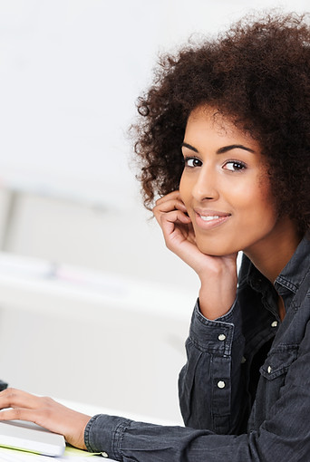 Woman with Laptop