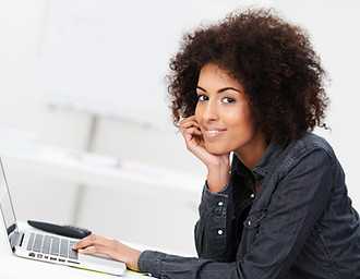 Woman with Laptop