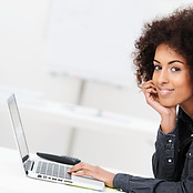 Woman with Laptop