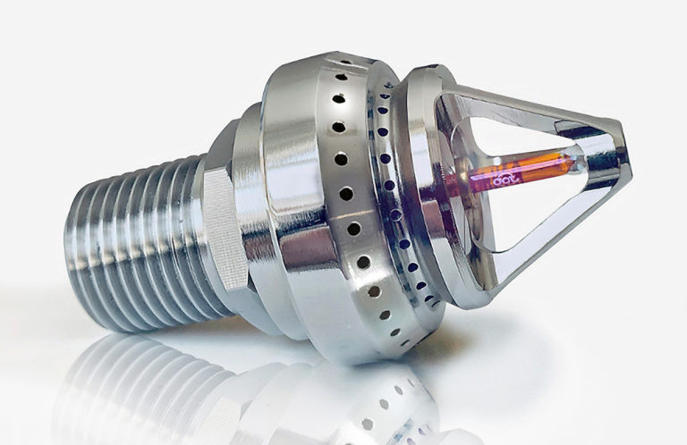 Watermist fire suppression nozzle
