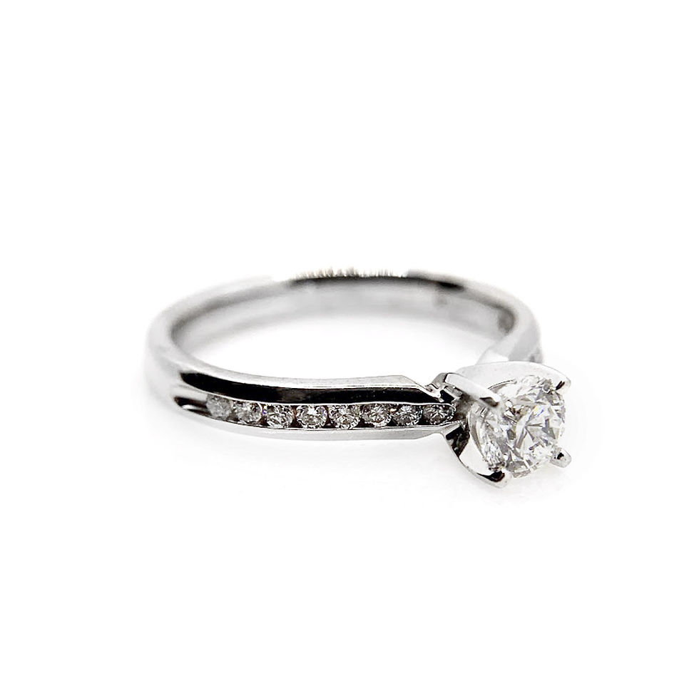 Thumbnail: 14k .64cttw Diamond Engagement Ring