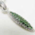 18k Tsavorite Garnet Pendant