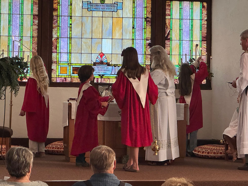 Children's Group Acolyte Practice