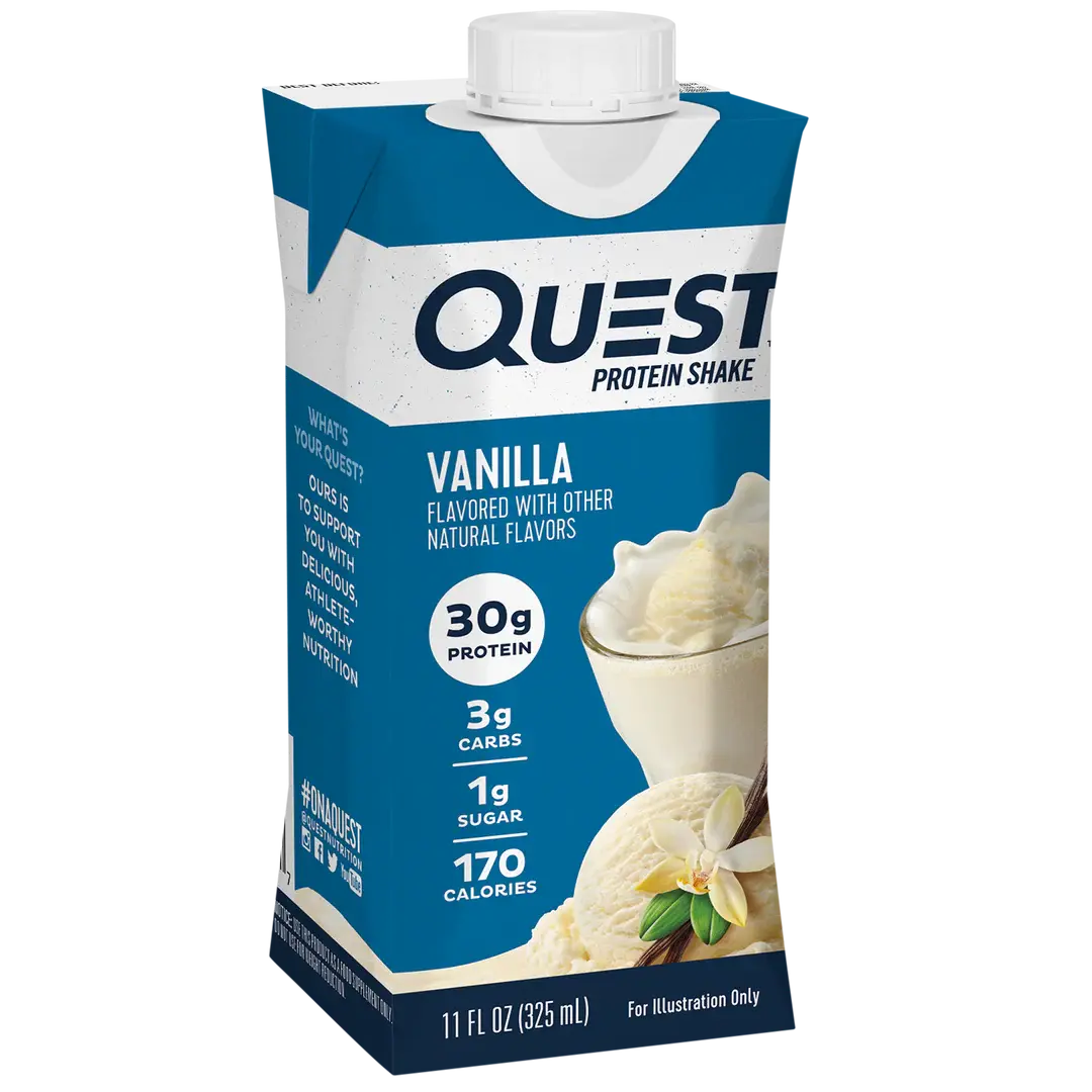 QUEST 30g Vanilla Protein Shake 4 (Ready to Drink Single)