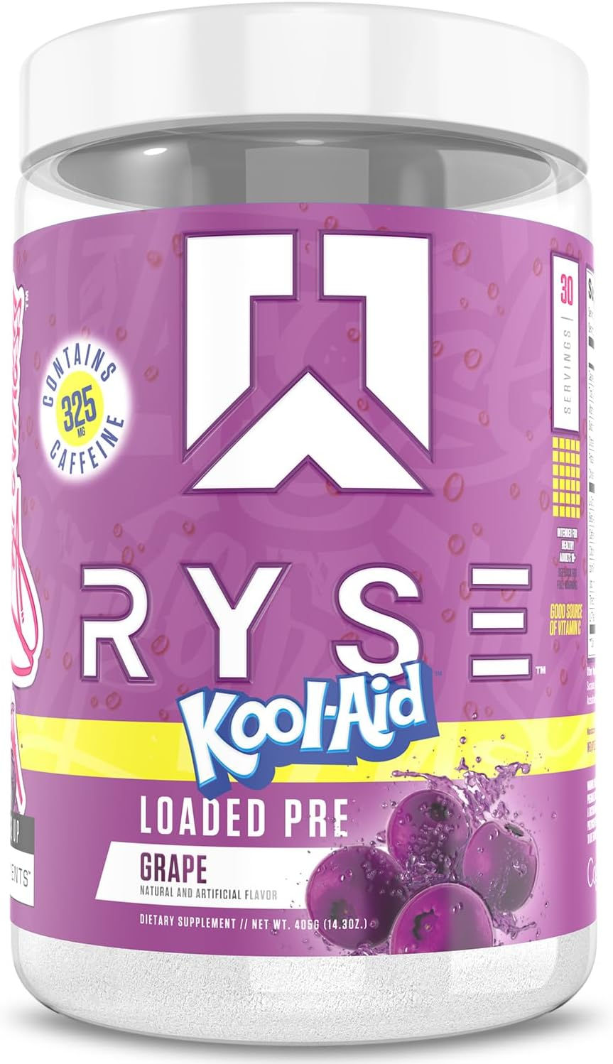 Ryse Kool-Aid LoadedPre-Workout Grape