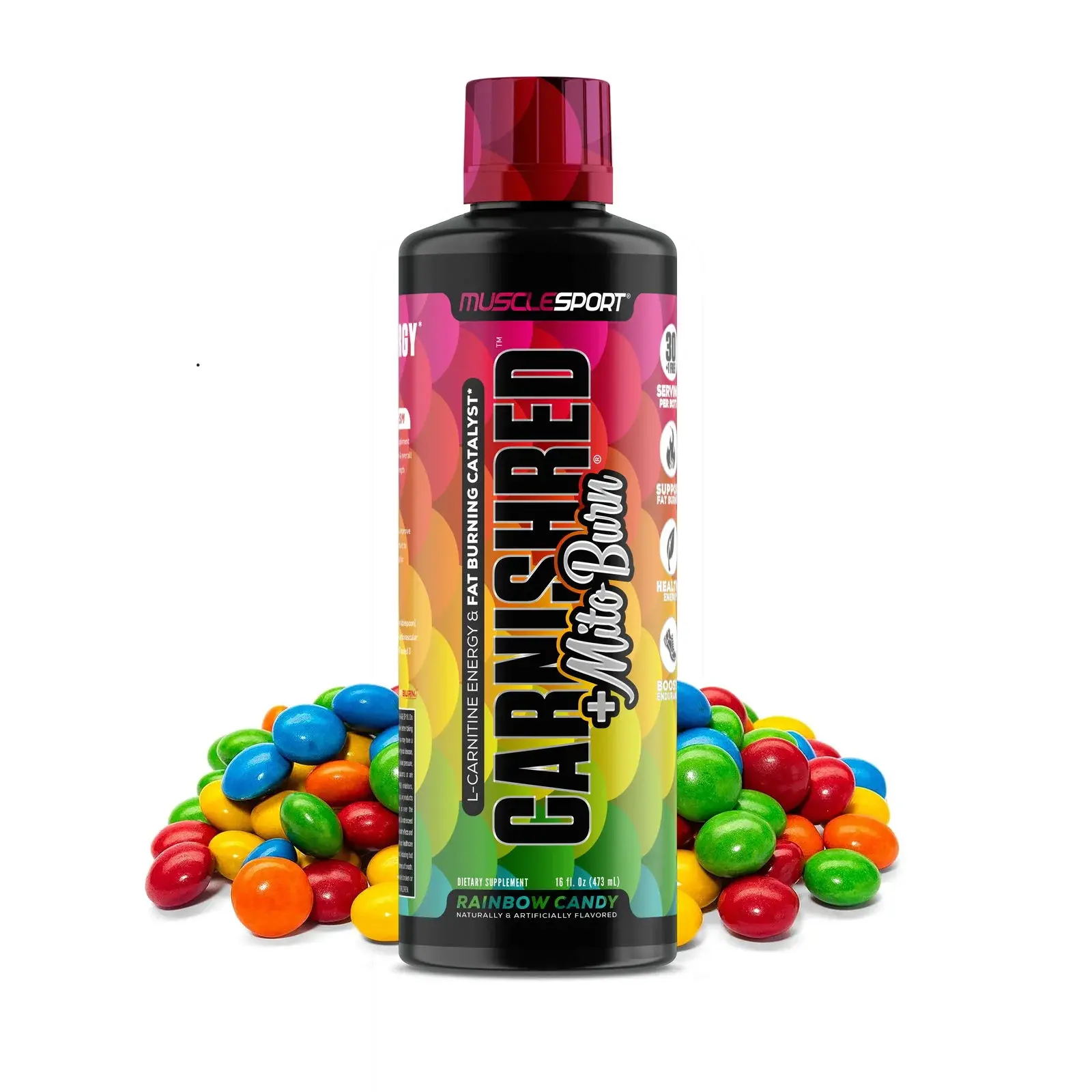 Muscle Sport Carnishred + Mito Burn Rainbow Candy