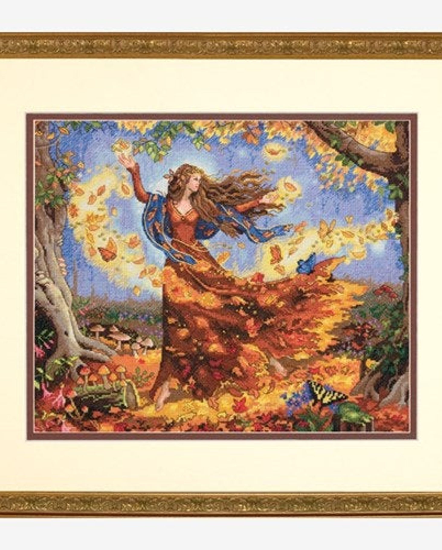 Dimensions / 70-35262 Fall Fairy, Gold Collection / Cross Stitch Kit