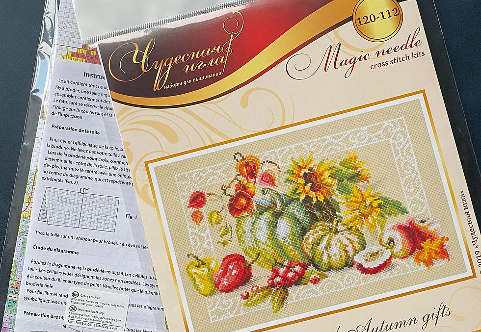 Thumbnail: Magic Needle / Autumn Gifts 30x20 cm, 120-112 / Cross Stitch Kit