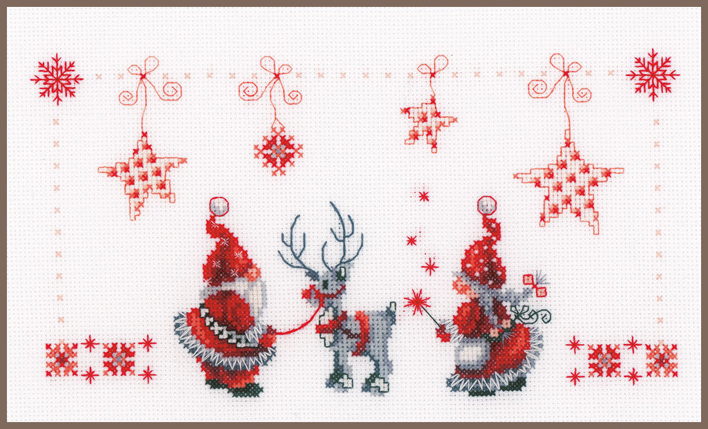 Vervaco / PN-0154476 Christmas Elves / Cross Stitch Kit