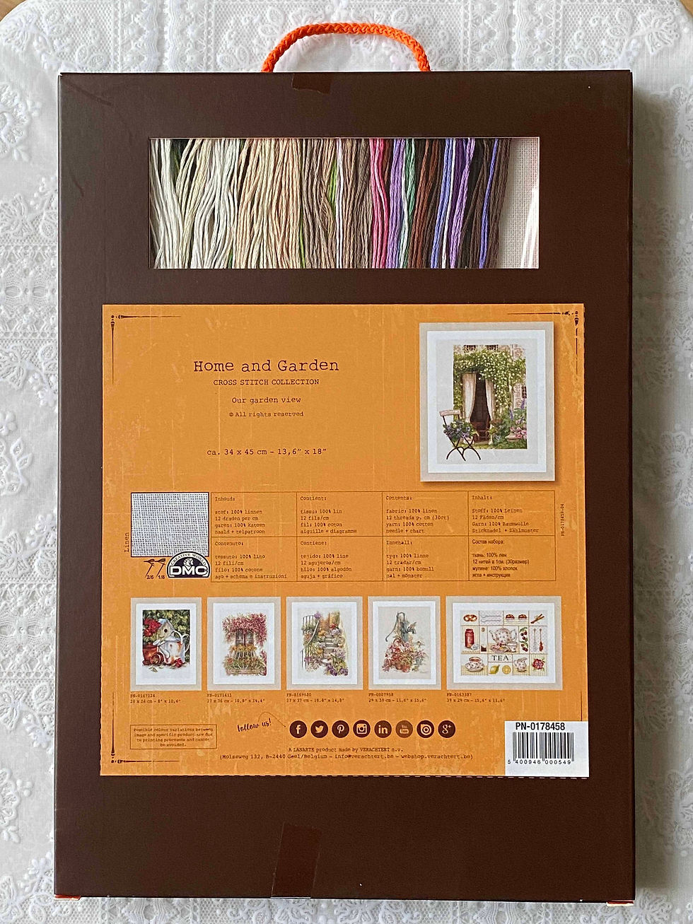 Thumbnail: LanArte / PN-0178458 Our garden view / Cross Stitch Kit