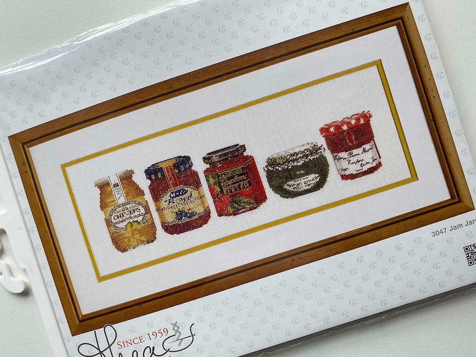 Thumbnail: Thea Gouverneur / 3047 Jam Pot / Cross Stitch Kit