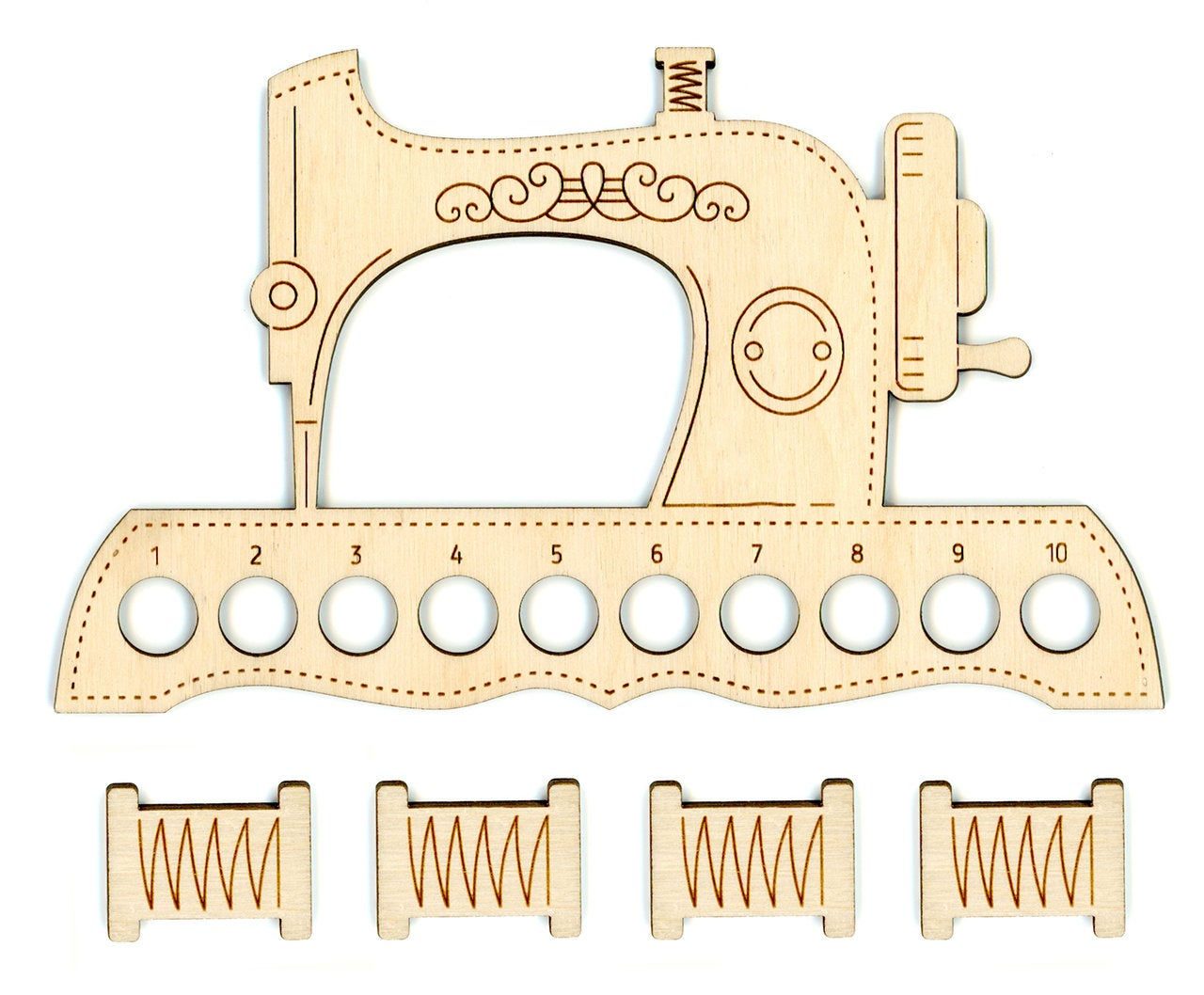 MP Studia / Embroidery Thread Organiser / Sewing Machine + 4 Spools OP-037