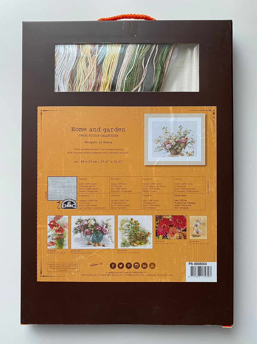 Thumbnail: LanArte (the Art of Stitching) / PN-0008004 Bouquet of Roses / Cross Stitch Kit