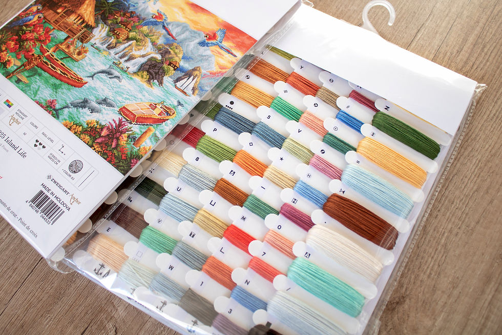 Thumbnail: LetiStitch / LETI 925 Island Life / Cross Stitch Kit