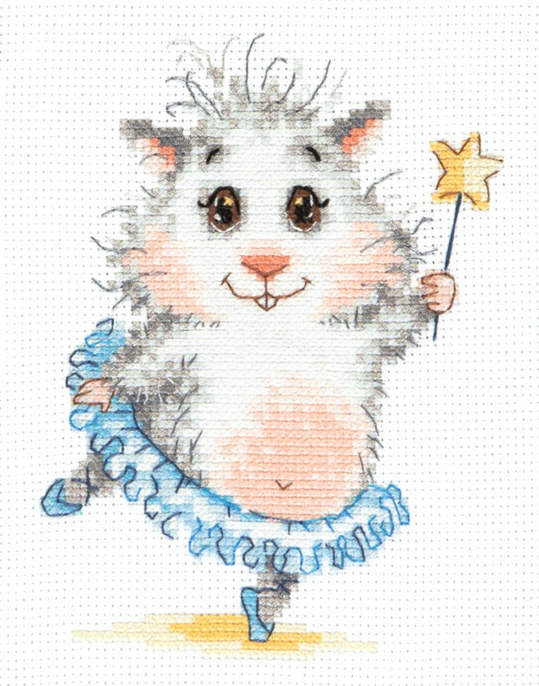 Magic Needle / 19-15 Ballet Star, 11 x 14 cm / Cross Stitch Kit