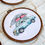 Thumbnail: LetiStitch / LETI 965 Christmas Retro Cars, Kit of 5 / Cross Stitch Kit