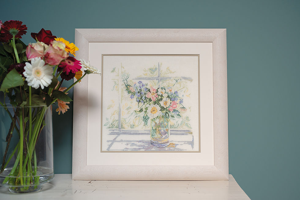 Thumbnail: LanArte (the Art of Stitching) / PN-0168743 Bouquet of Flowers / Cross Stitch Ki