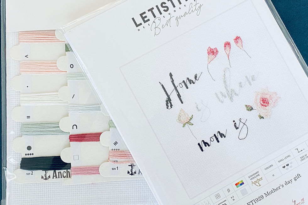 Thumbnail: LetiStitch / LETI 929 Mother's Day Gift / Cross Stitch Kit