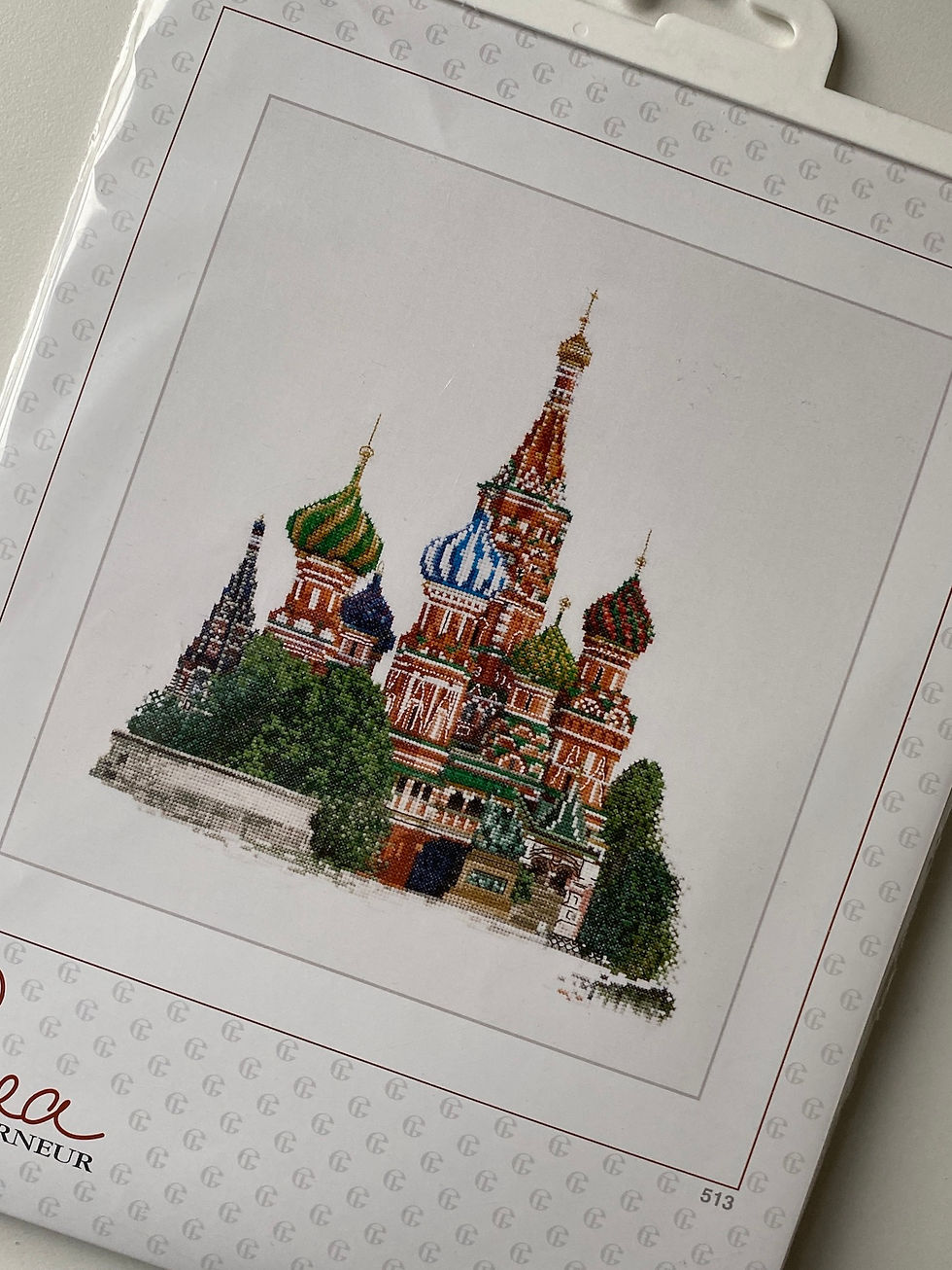 Thumbnail: Thea Gouverneur / 513A St. Basil's Cathedral Moscow / Cross Stitch Kit