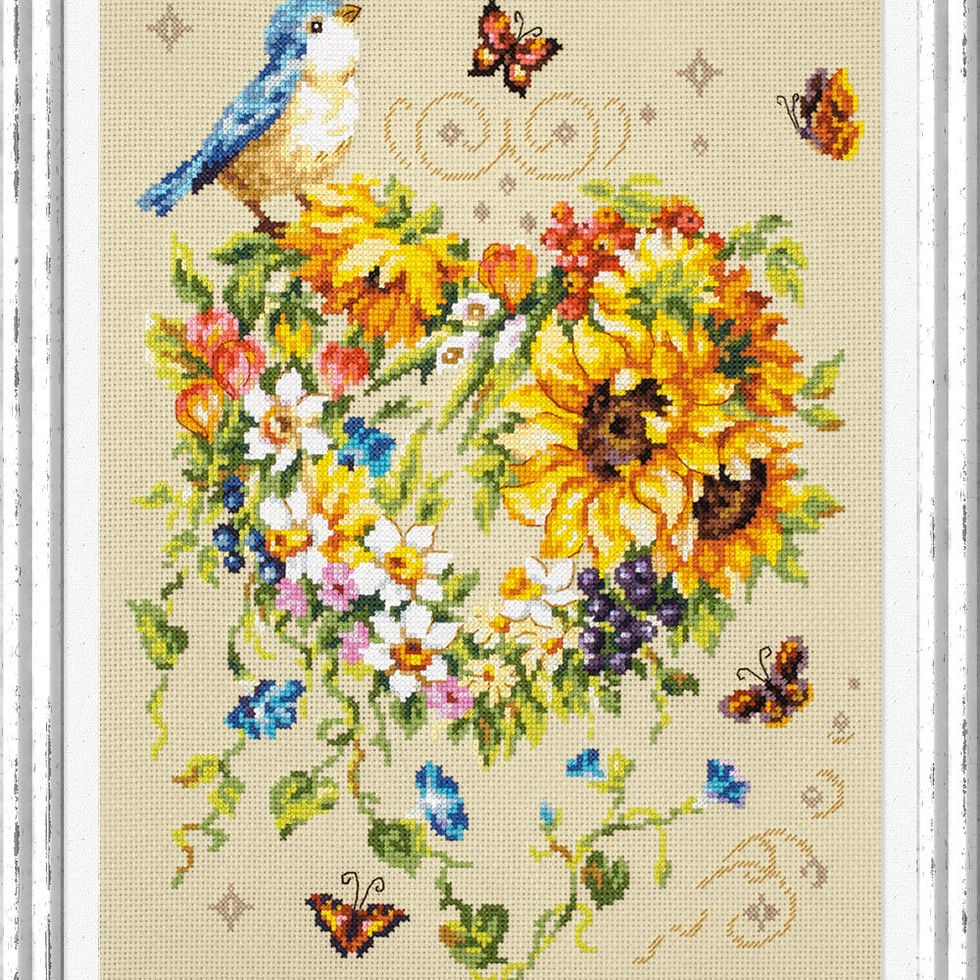 Thumbnail: Magic Needle / Inspiration of Your Heart 26x34 cm, 100-141 / Cross Stitch Kit
