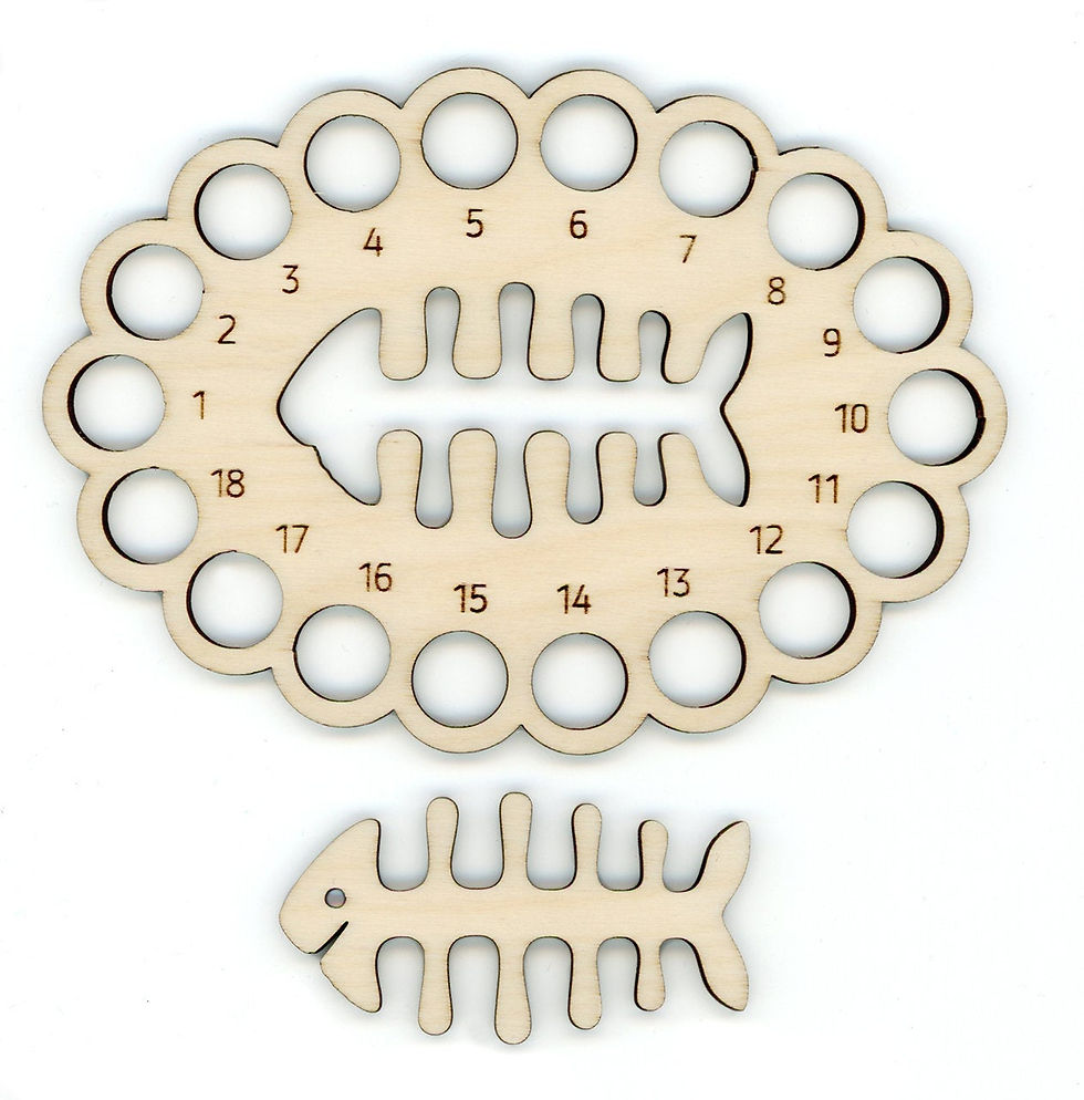 MP Studia / Embroidery Thread Organiser / Fish + 1 Spool OP-056