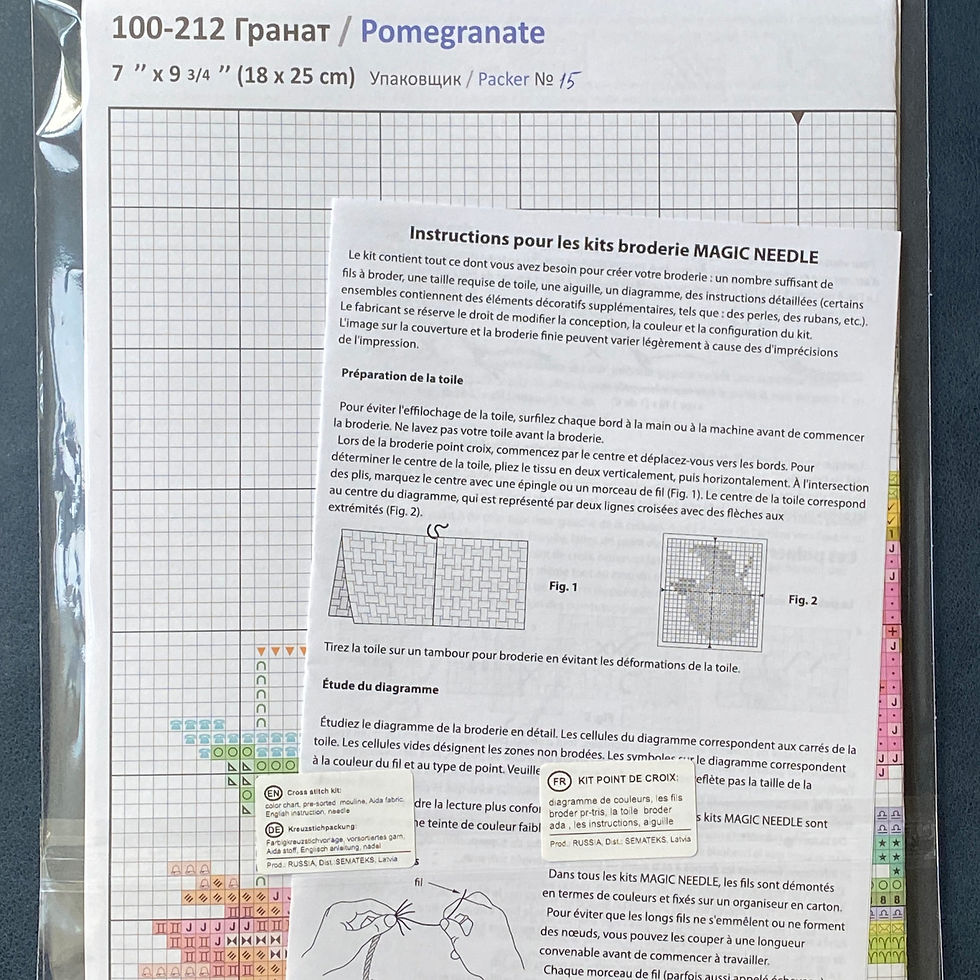Thumbnail: Magic Needle / Pomegranate 18x25 cm, 100-212 / Cross Stitch Kit