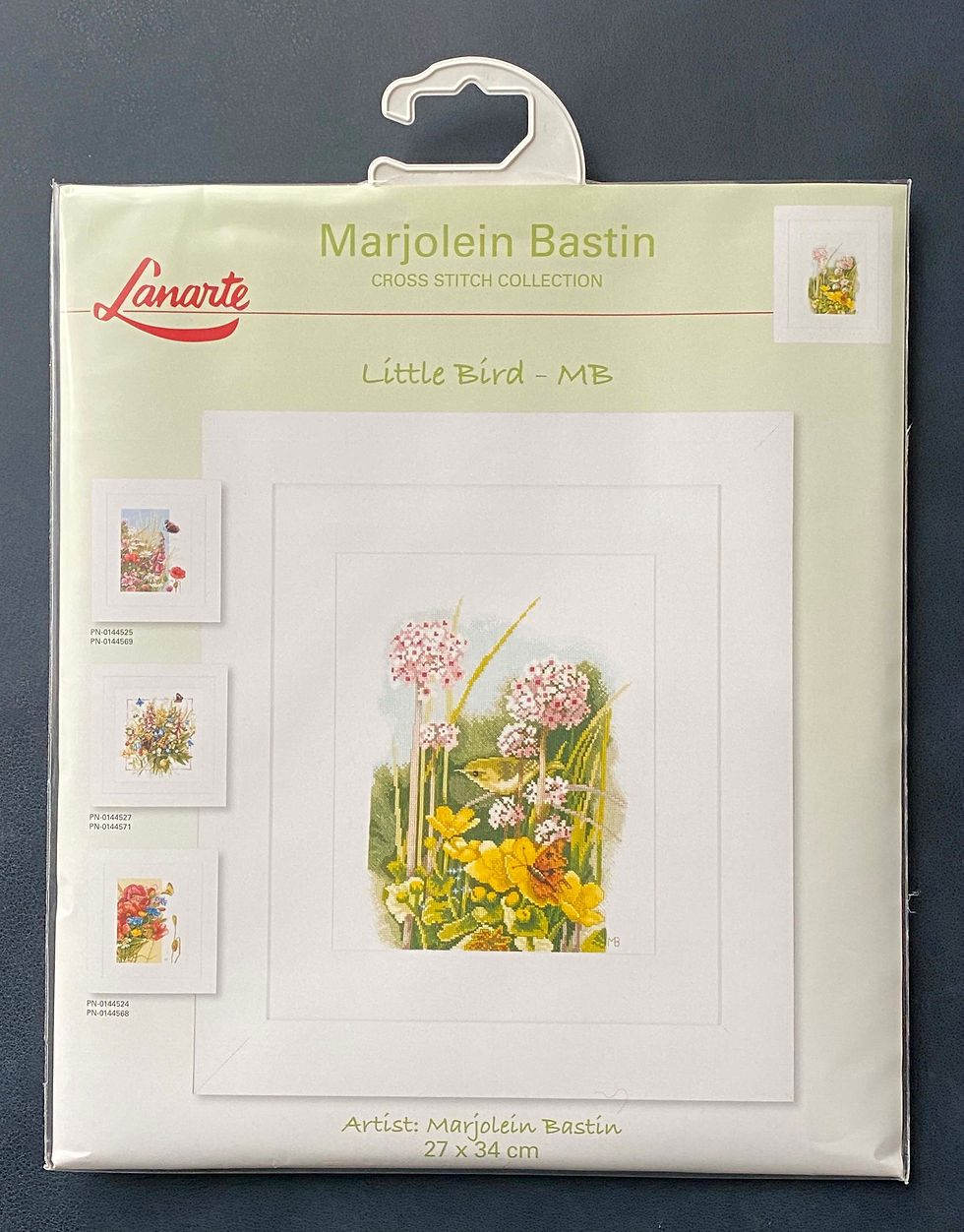 Thumbnail: LanArte / PN-0144570 Little Bird by ©Marjolein Bastin / Cross Stitch Kit