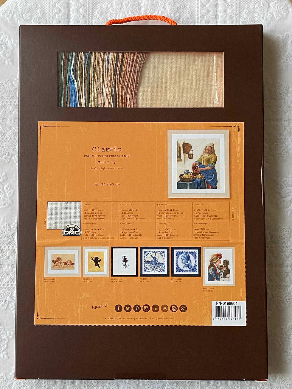 Thumbnail: LanArte / PN-0168604 Milk lady / Cross Stitch Kit
