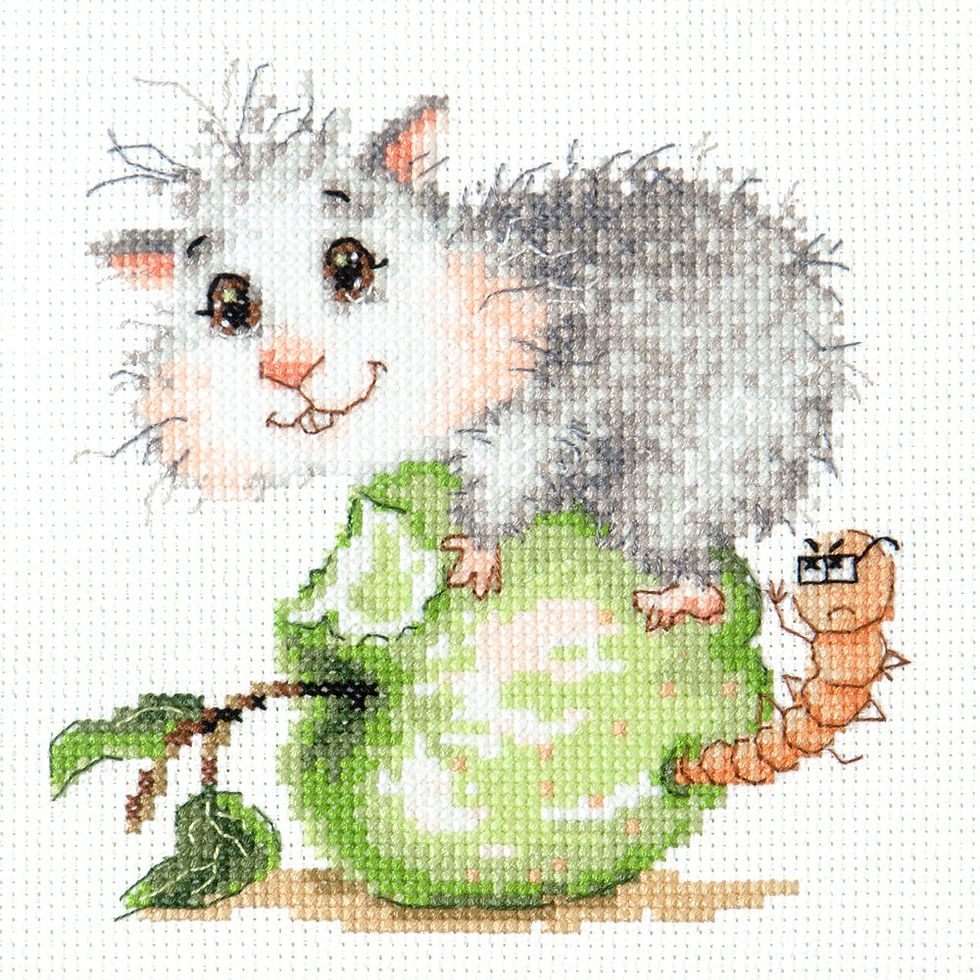 Magic Needle / 19-17 What's up?, 13 x 13 cm / Cross Stitch Kit