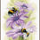 Thumbnail: LanArte /PN-0190652 Dancing Bees (Evenweave 27ct) / Cross Stitch Kit