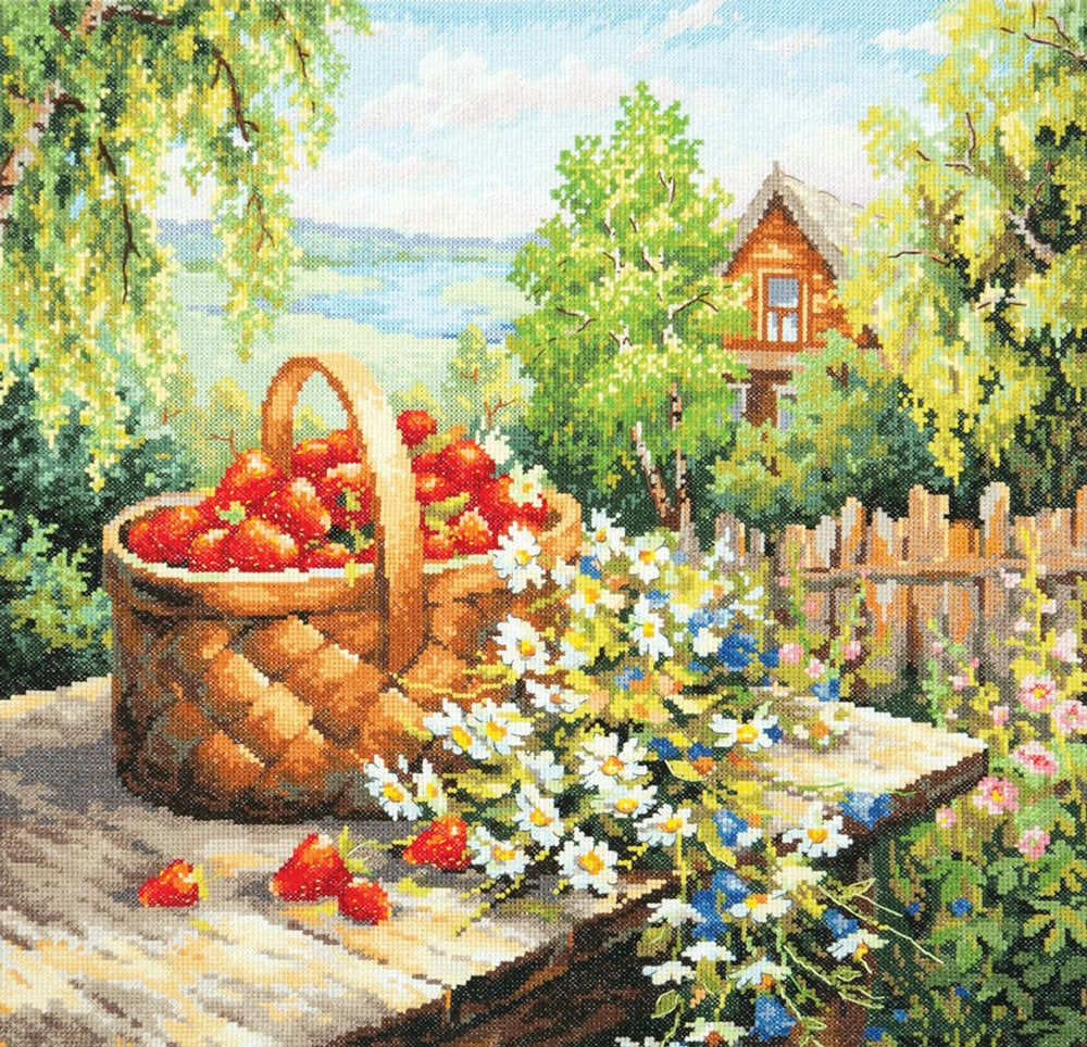 Magic Needle / 47-06 Summer House, 40 x 40 cm / Cross Stitch Kit
