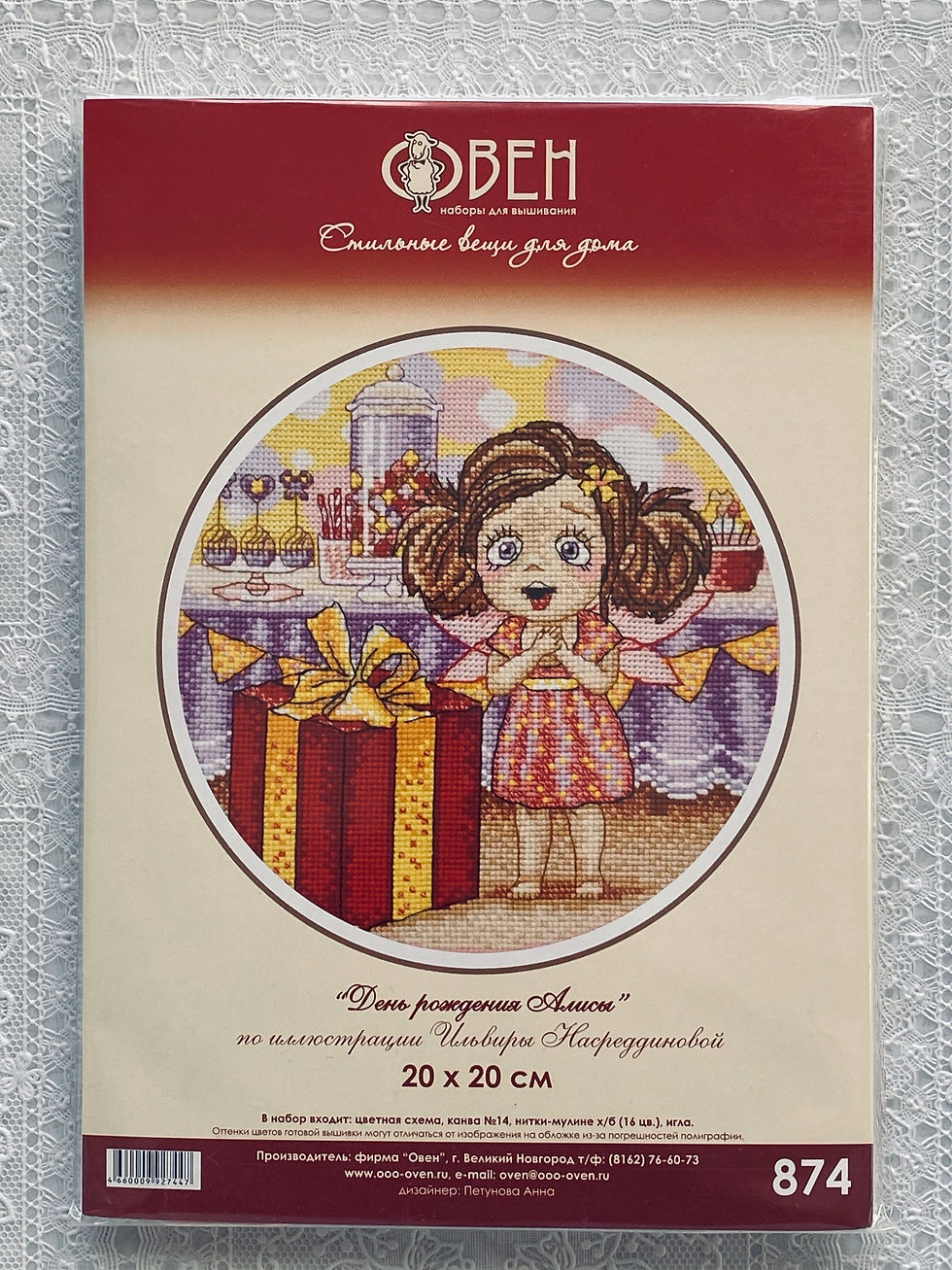 Miniature : OVEN / 874 Alice's Birthday / Cross Stitch Kit
