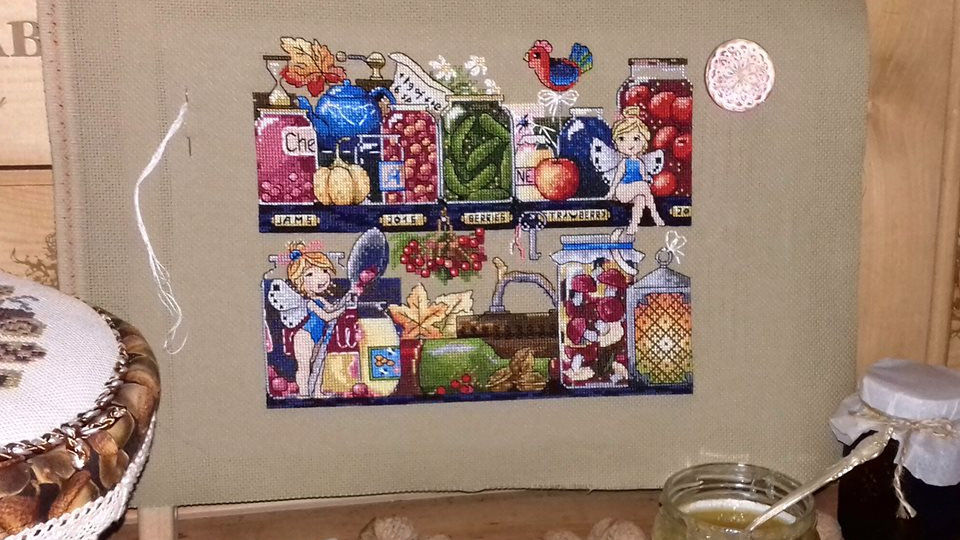 Thumbnail: Merejka / Pantry Treasures, K-73 / Cross Stitch Kit