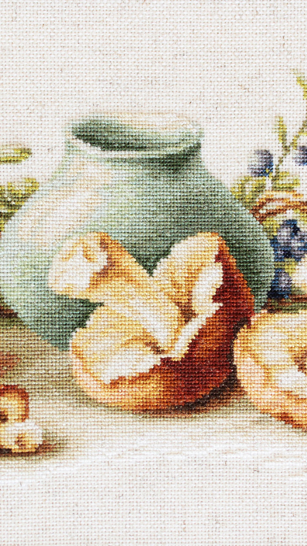 Luca-S / Still Life with Mushrooms, BL2247 27x14 cm / Cross Stitch Kit