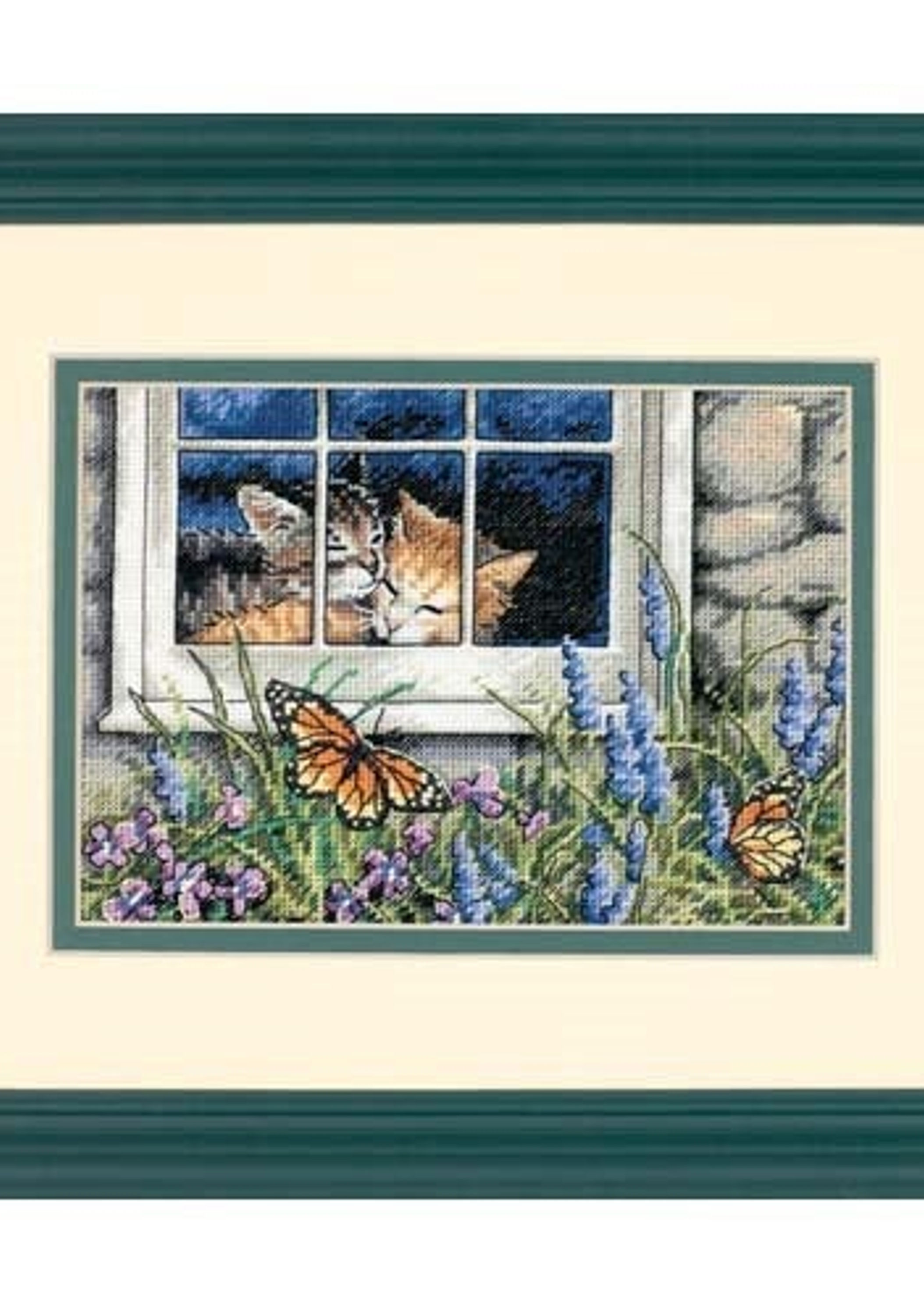 Dimensions / 65051 Feline Love, Gold Collection / Cross Stitch Kit