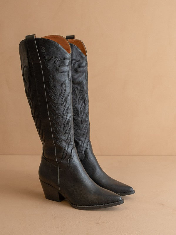 Thumbnail: The Samara - Embroidered Tall Boot