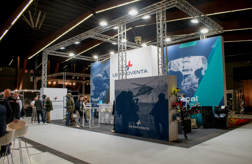 Stand voor LS Innoventa op Infopol 2024