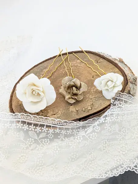 accessoire coiffure chignon flou