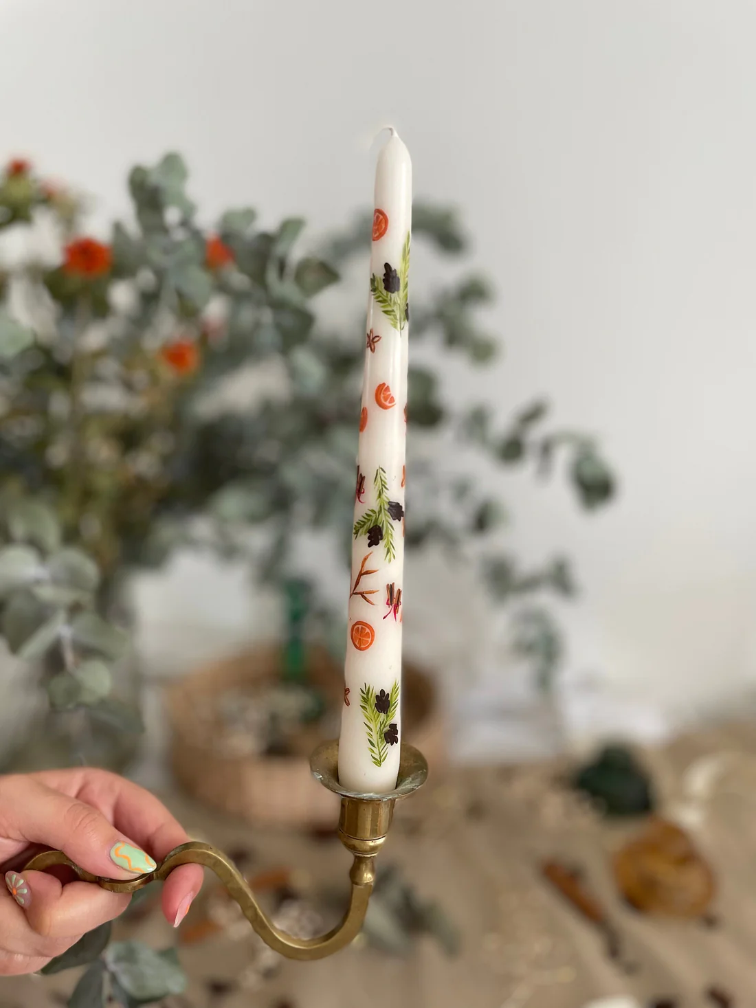 3 Hour Christmas Candle Painting Workshop