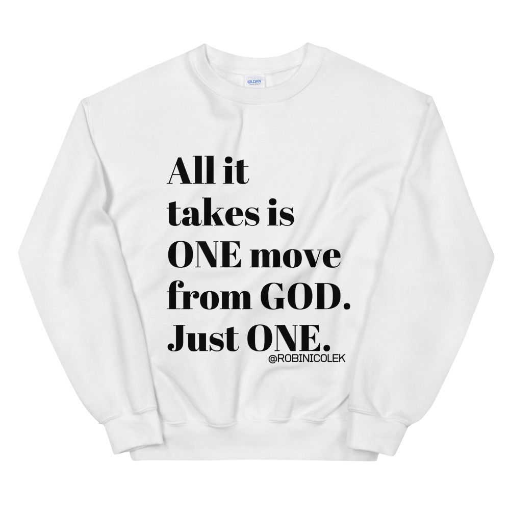 ONE MOVE UNISEX SWEATSHIRT