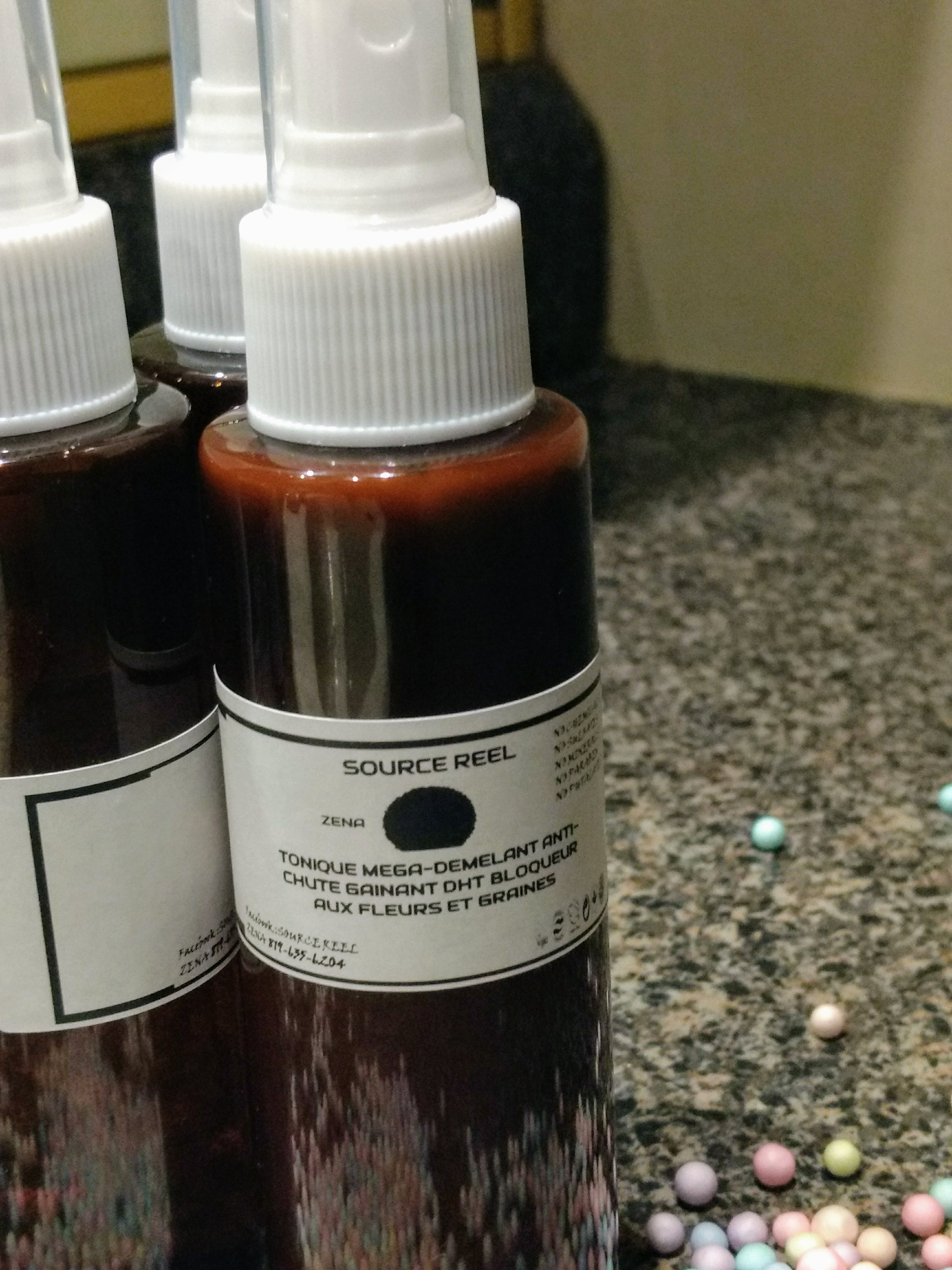 TONIQUE MEGA-DEMELANT ANTICHUTE GAINANT DHT BLOQUEUR AUX FLEURS ET GRAINES