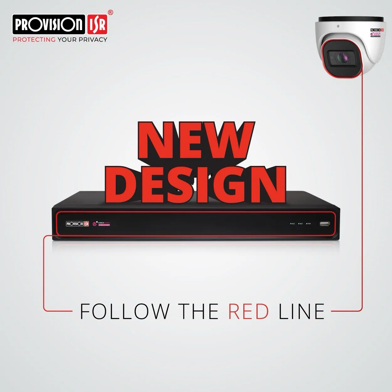 Thiết kế Provision-ISR mới follow the red line