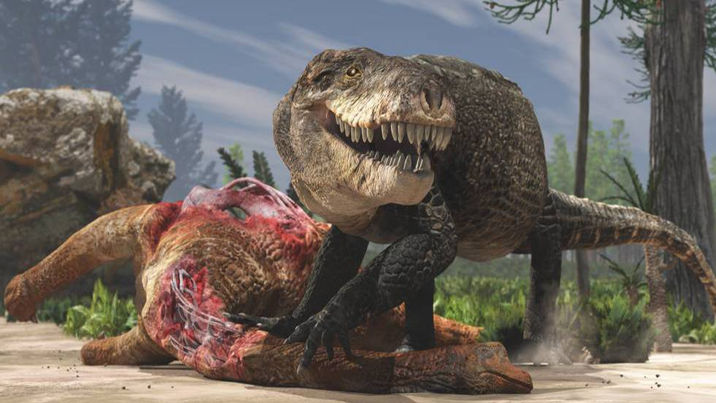 cocodrilo capaz de comer dinosaurios