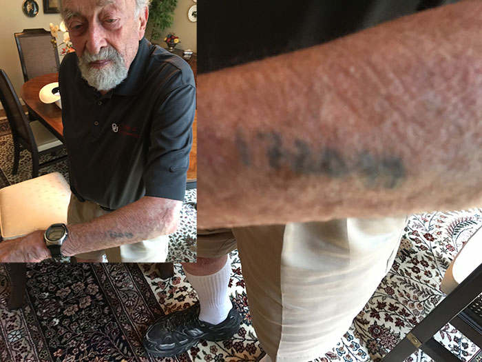 LEON ZELBY AND AUSCHWITZ TATTOO