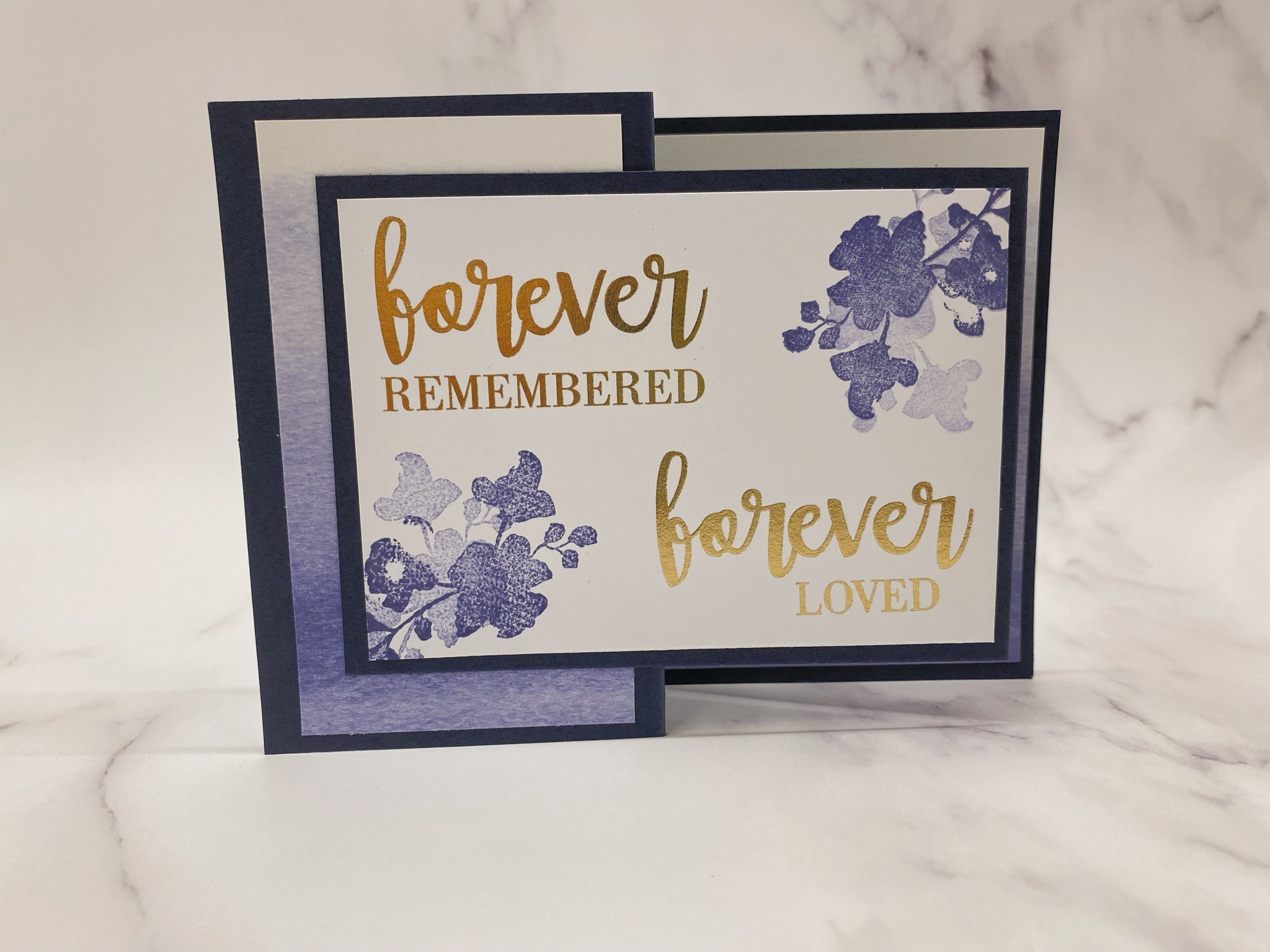 Forever Remembered Sympathy Greeting Card