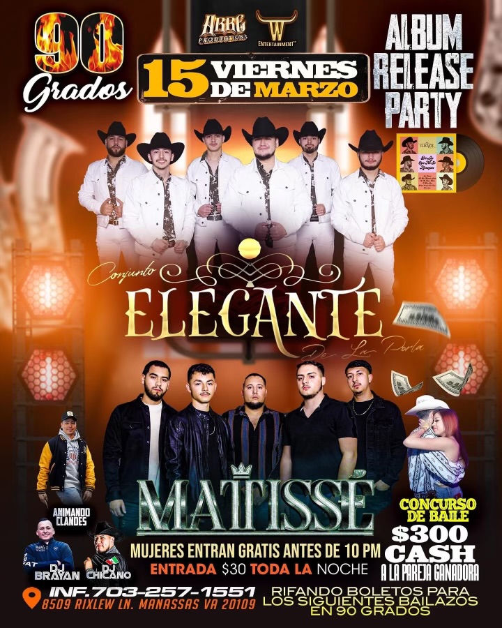 ALBUM RELEASE PARTY: CONJUNTO ELEGANTE & MATISSE