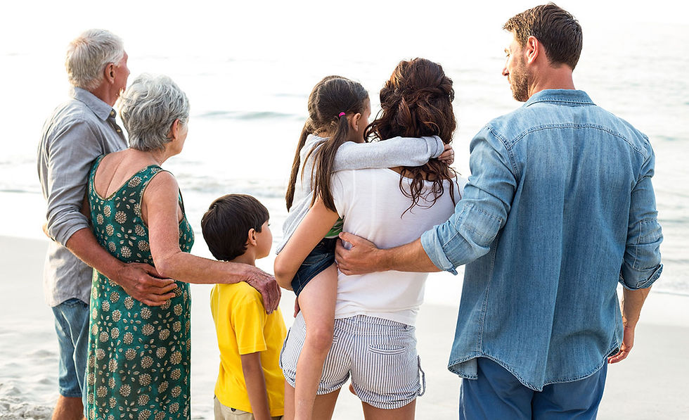 Multi-generational family of Will beneficiaries