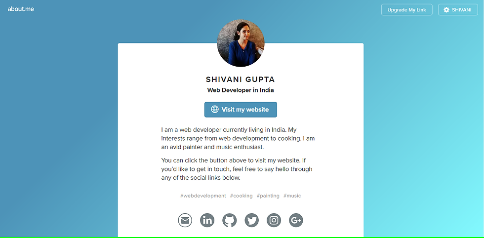 ABOUTME profile